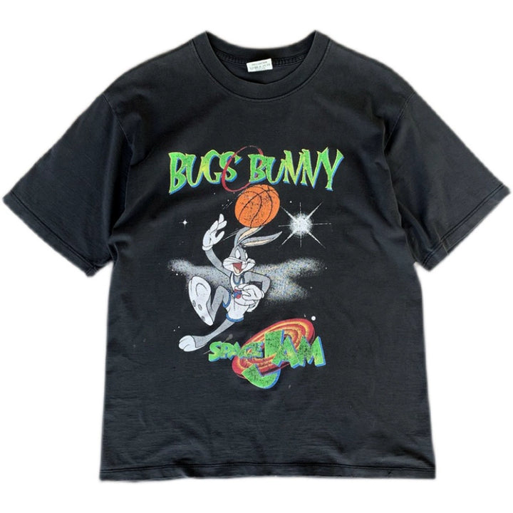 Vintage Cartoon Basketball Bugs Bunny Graphic Tee