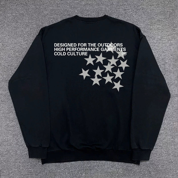 Urban-Inspired Minimalist Crew Neck Sweatshirt