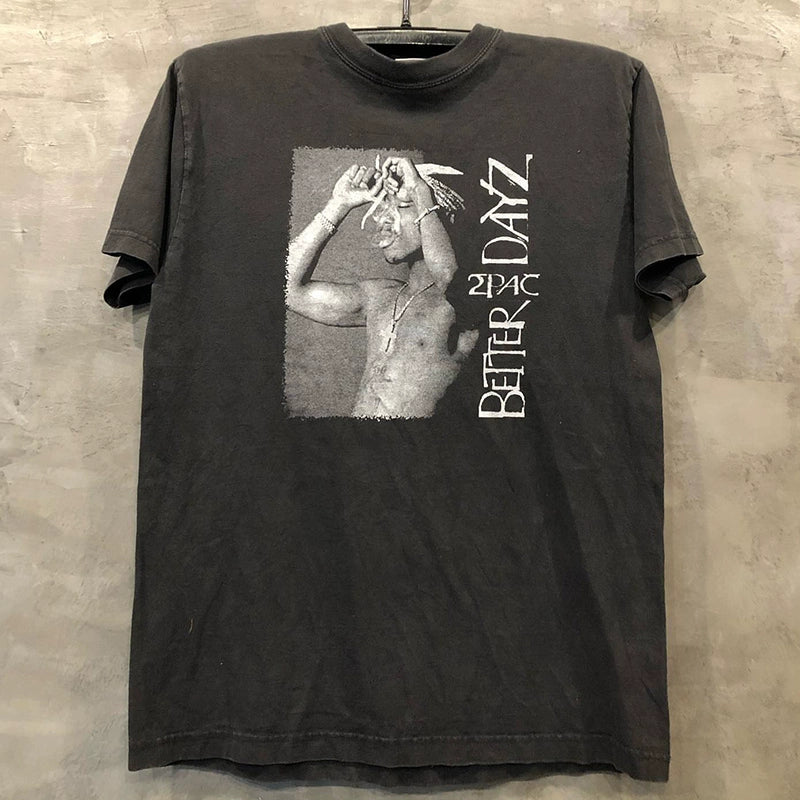 Vintage 2Pac Portrait Hip-Hop T-Shirt