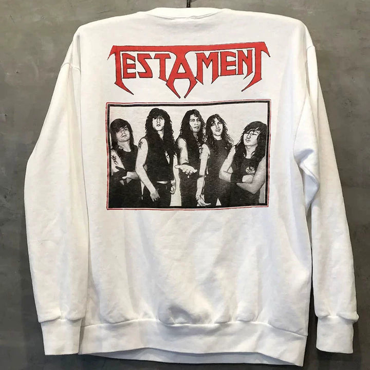 Covenant Heavy Metal Graphic Long Sleeve Sweatshirt