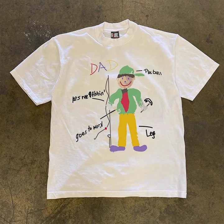 Best Dad Drawing Shirt