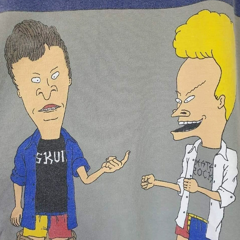 Retro Hip-Hop Beavis and Butt-Head Graphic Tee