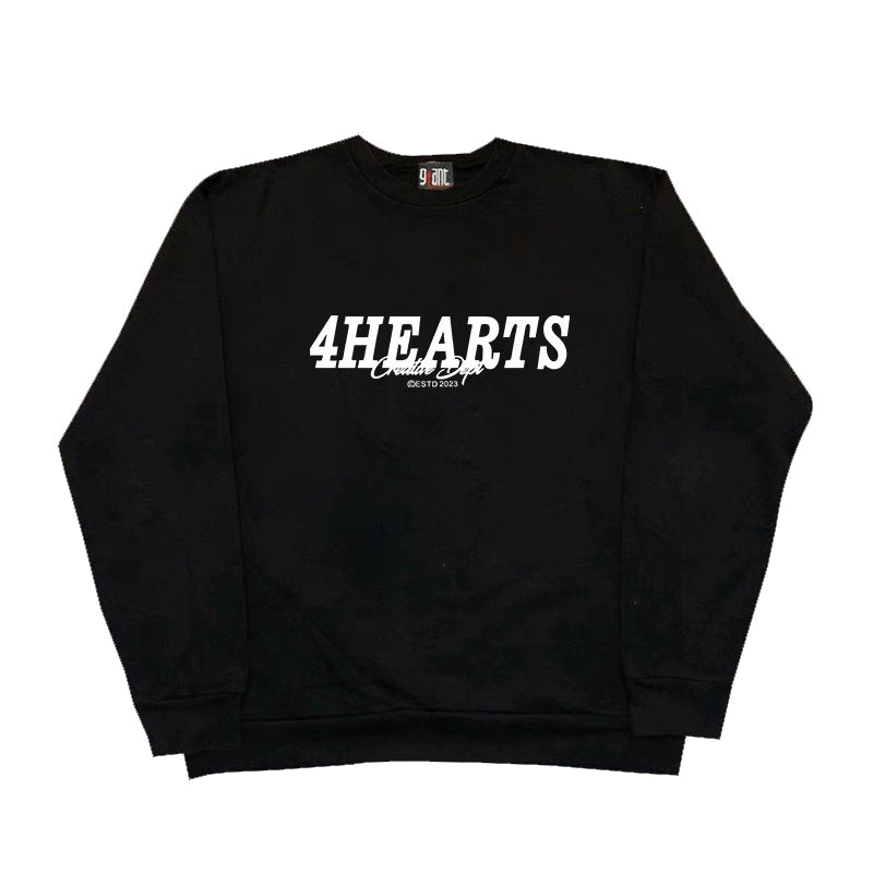 Vintage Hip Hop Lettered Crew Neck Top