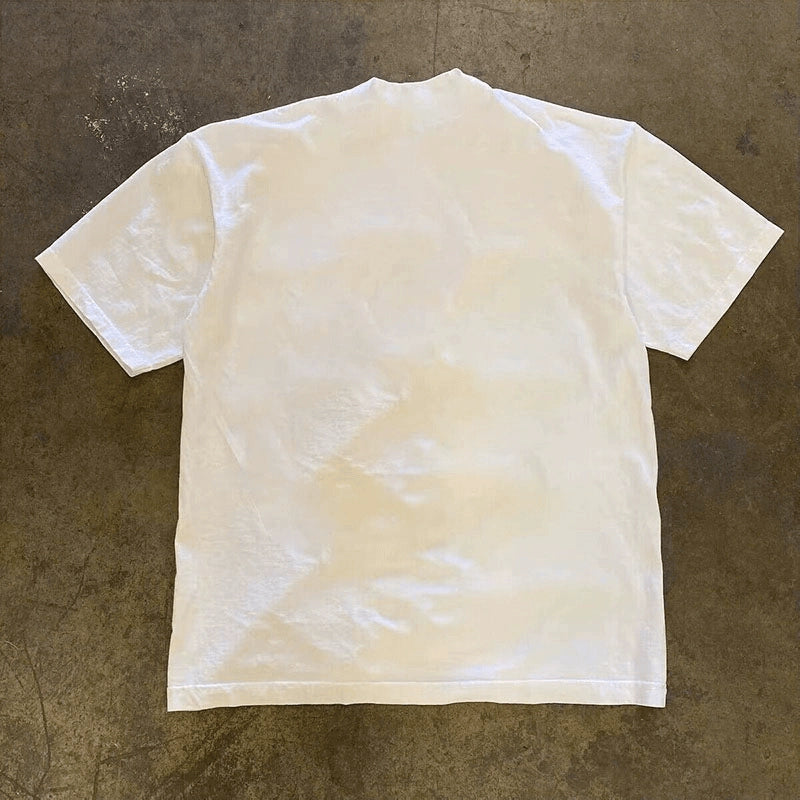 Creative Letter Love Graphic Cotton T-Shirt