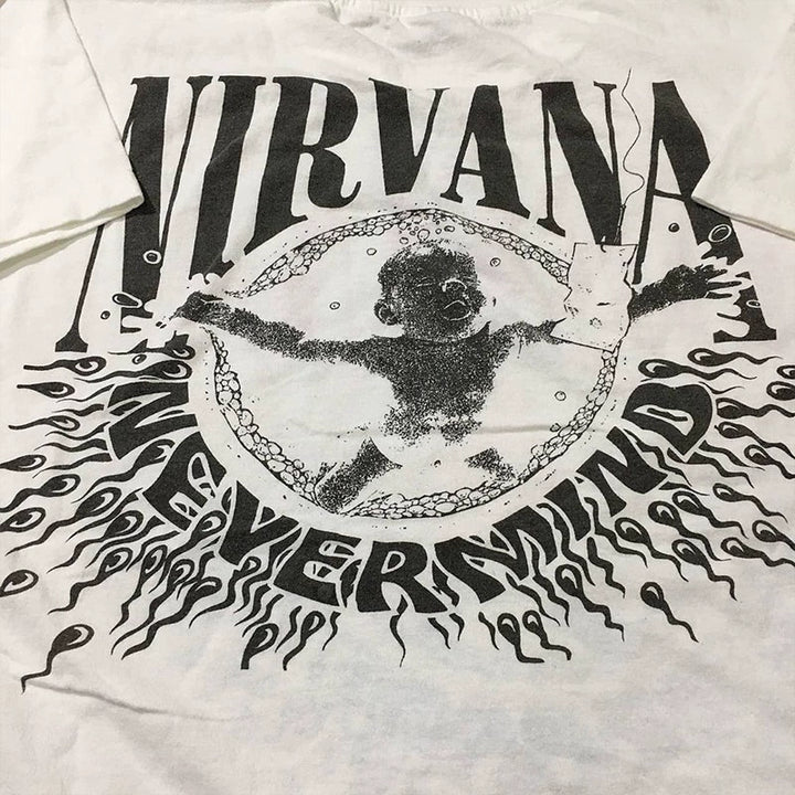 Nirvana Vintage Doodle Graphic T-Shirt