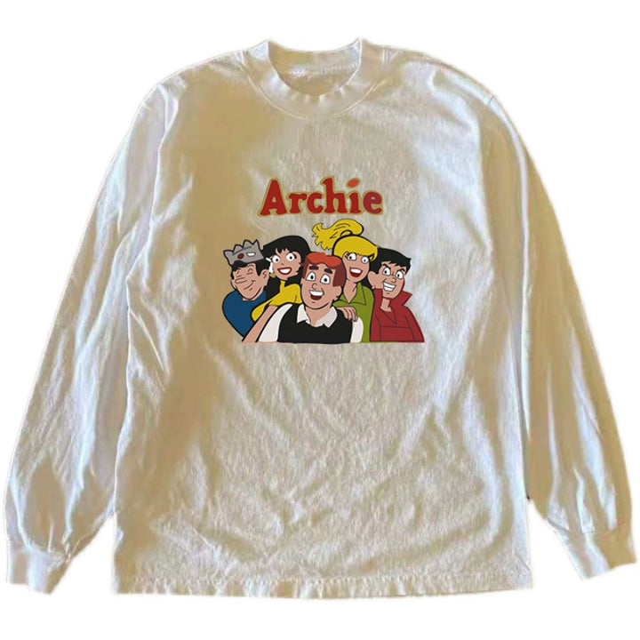 Archie Anime Street Style Long Sleeve Tee