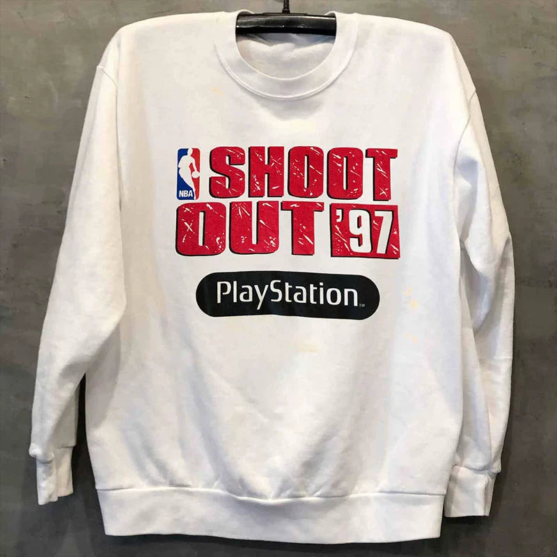 Shoot Out 97 Vintage Basketball Graphic Sweatshirt