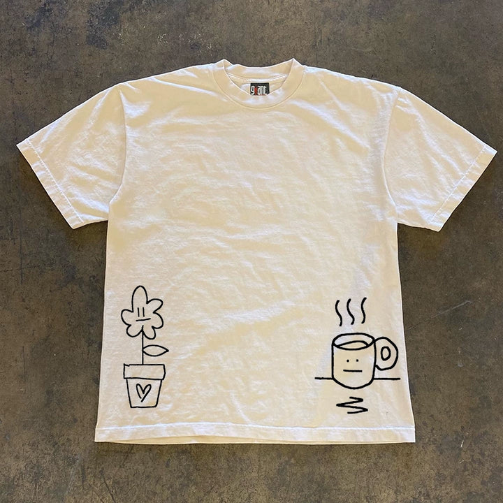 Whimsical Unhappiness Vase T-Shirt