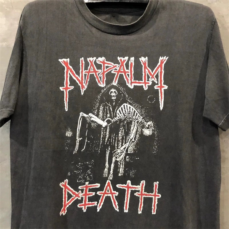 Urban Fusion Graphic Tee: Napalm Death X Metallica Design