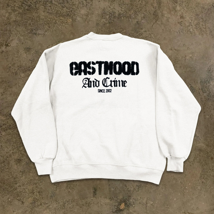 Lettered Vintage-Inspired Sweatshirt