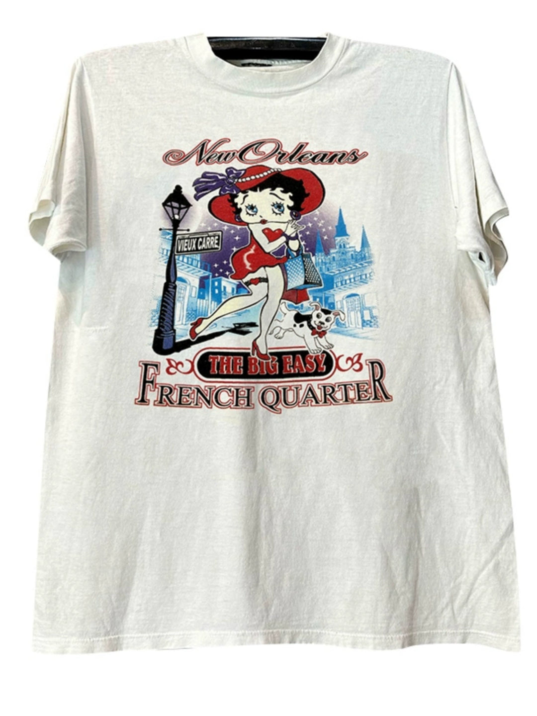 Betty Boop Vintage College Cartoon T-Shirt Design