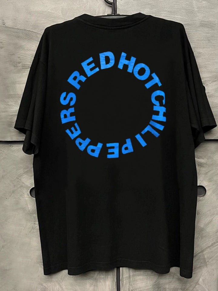 Metallic Rock Chic Hip Hop T-Shirt by Red Hot Chili Peppers