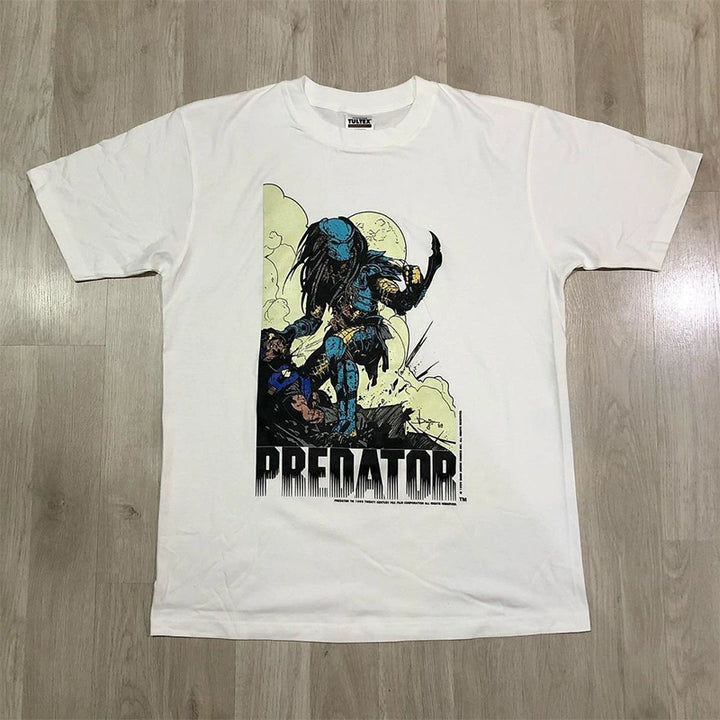 Predator-Inspired High Street Trendy Short Sleeve T-shirt