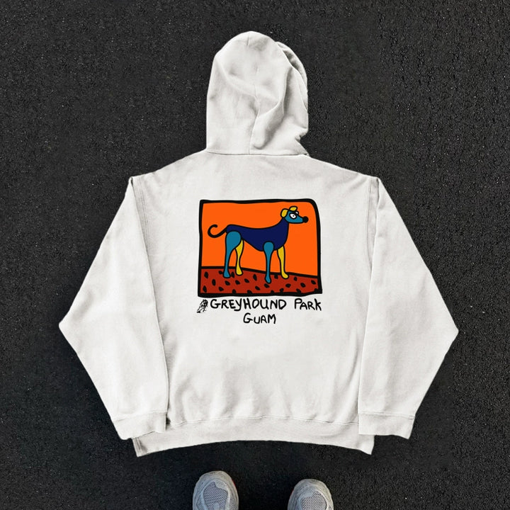 Cartoon-Inspired Graphic Hoodie