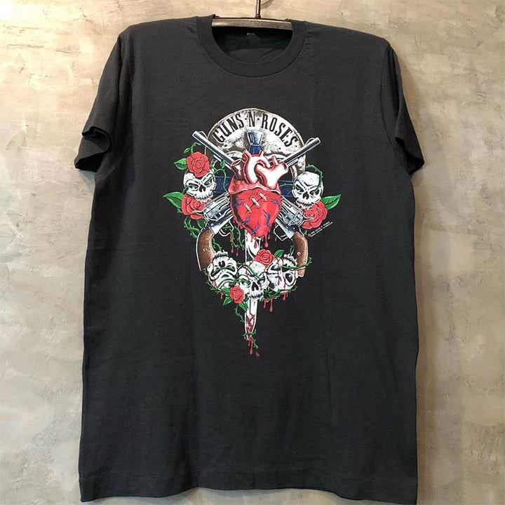 Guns N' Roses Inspired Rock Band Graphic T-Shirt