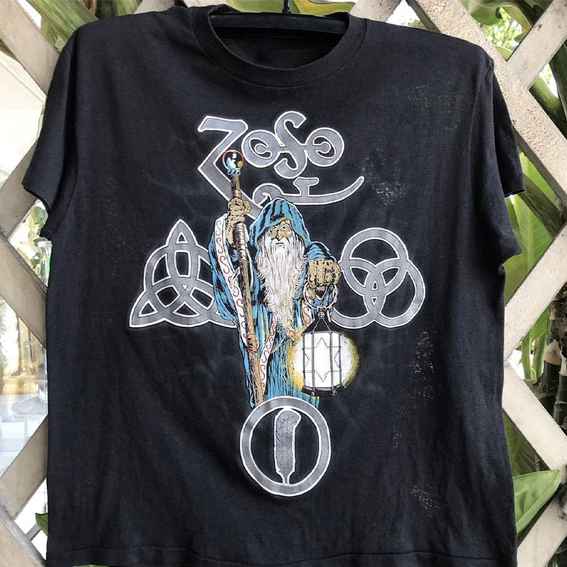 Flying Ship Tide Bomb Graphic T-Shirt by Led Zeppelin