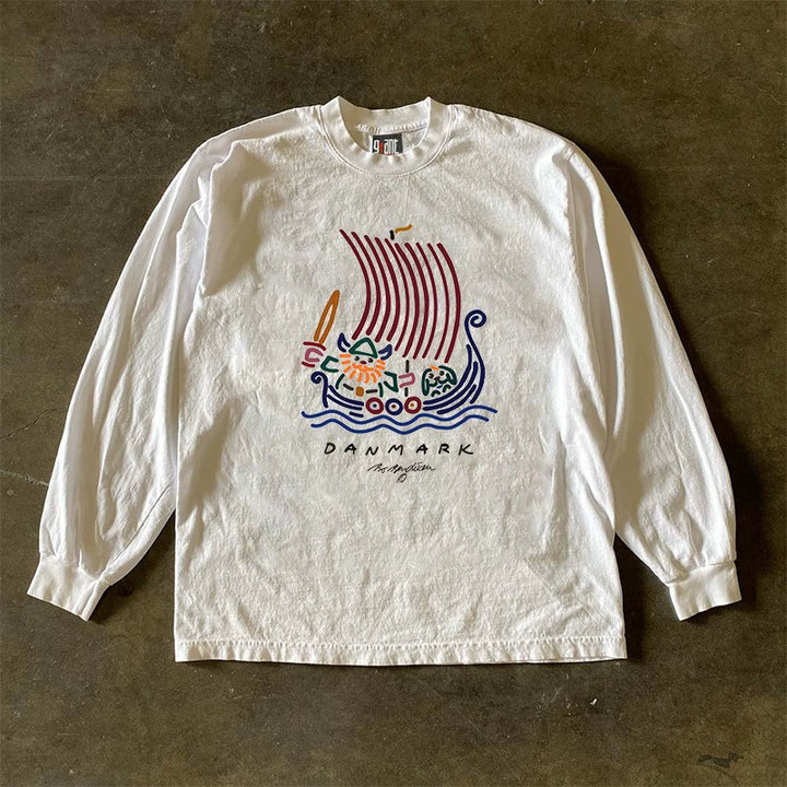 Nautical Fun Heavyweight Printed T-Shirt