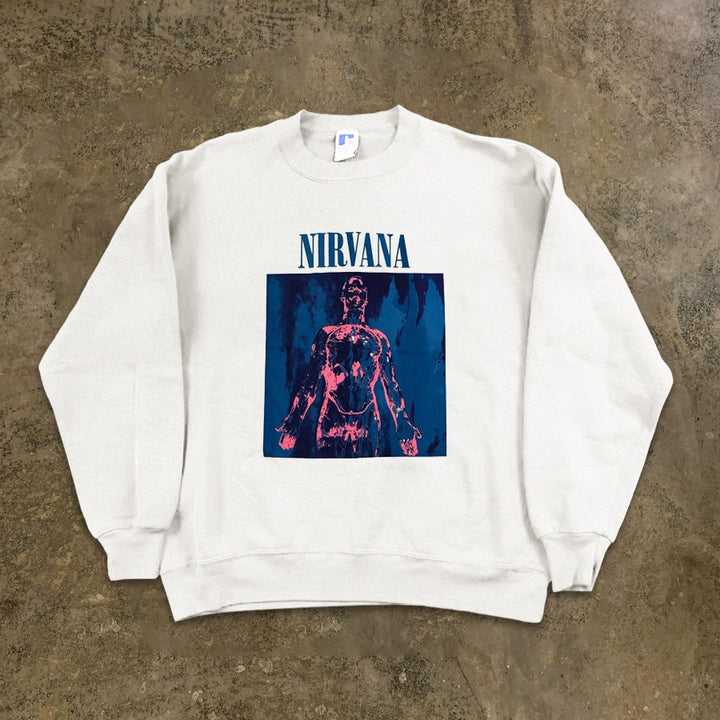 Nirvana Retro Hip-Hop Graphic Sweatshirt