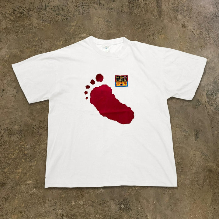 Bold Footprint Illustration T-Shirt