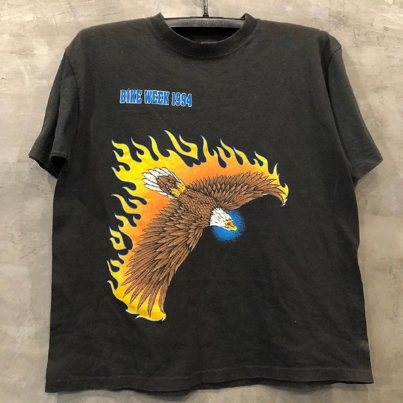 Vintage Eagle Graphic Drop-Shoulder Tee