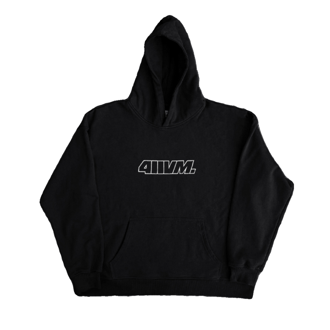 Minimalist Lettered Hoodie in Casual Style