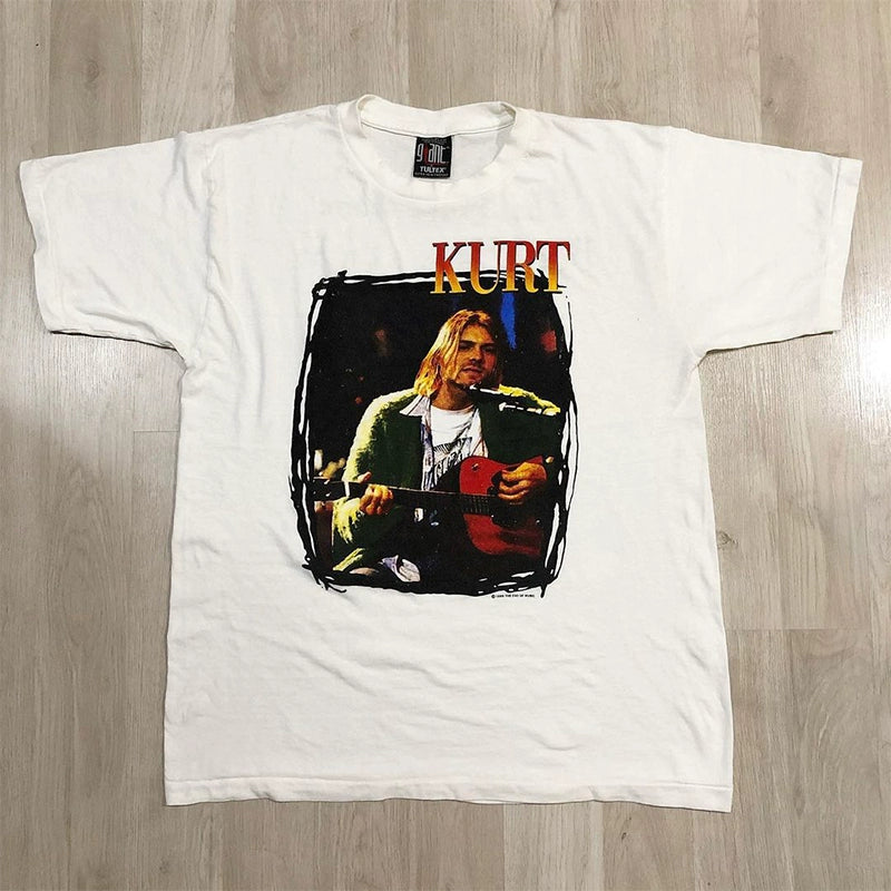 Vintage Nirvana Kurt Cobain Graphic Tee