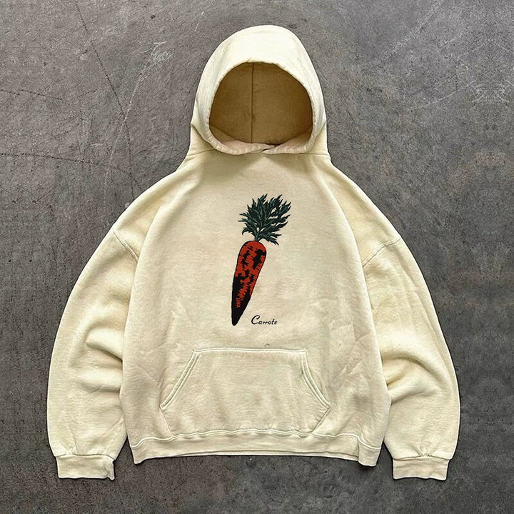 Vintage-Inspired Hong Kong Style Hooded Sweatshirt