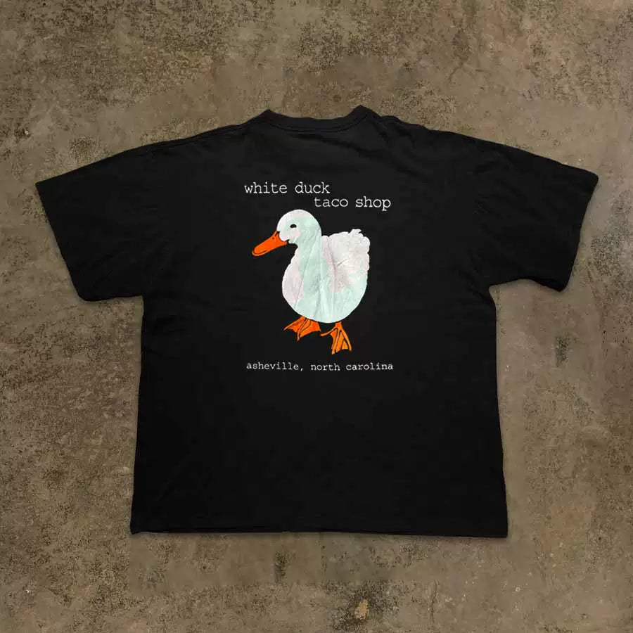 Cute Cartoon Smiling Duck Graphic T-Shirt