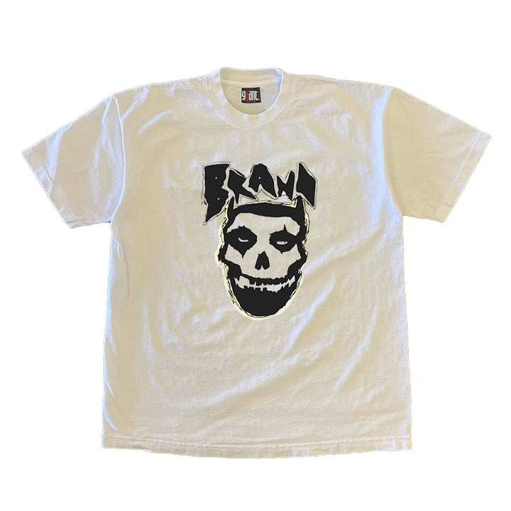 Heavyweight BLACK Skull Graphic T-Shirt