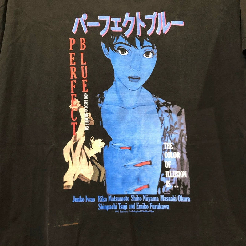 Imatoshi Vintage Cotton Anime T-Shirt - Perfect Blue Design