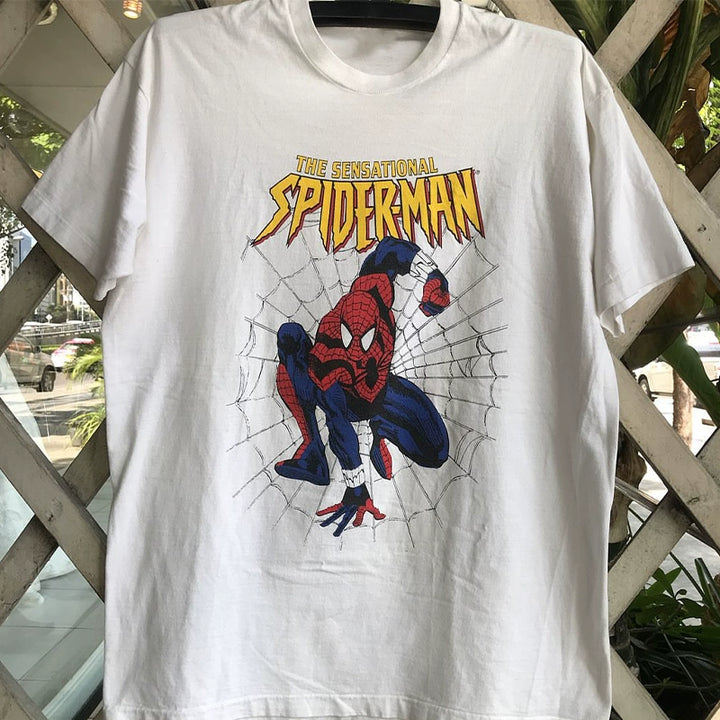 Retro Spider-Man Anime Hip Hop Tee