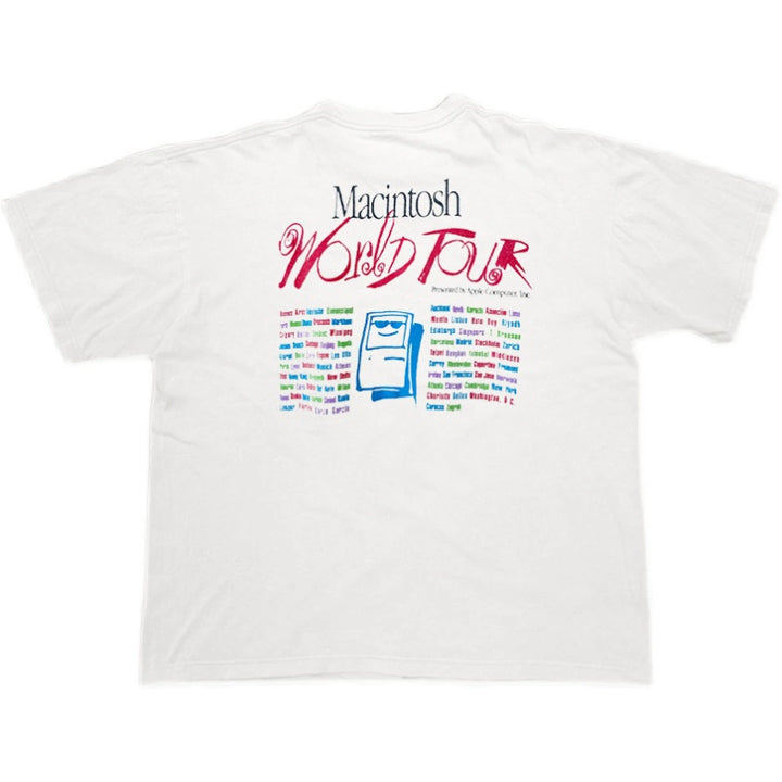 Creative Alphabet Graphic Cotton T-Shirt in White