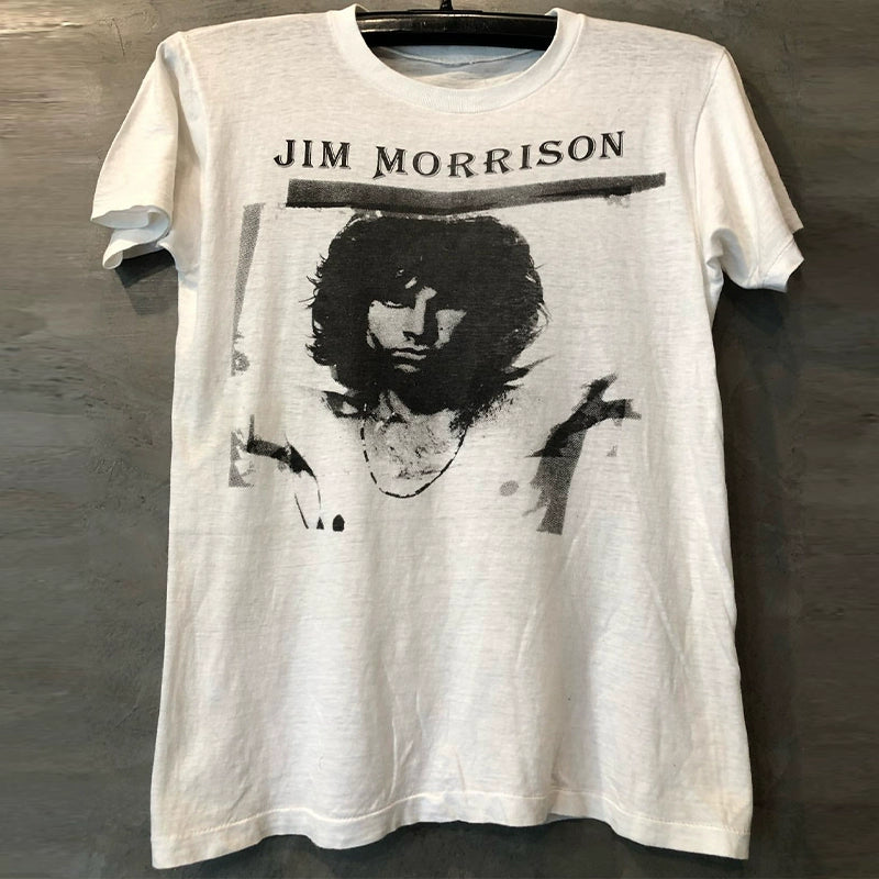 Jim Morrison Band High Street Rock Y2K Graphic T-Shirt