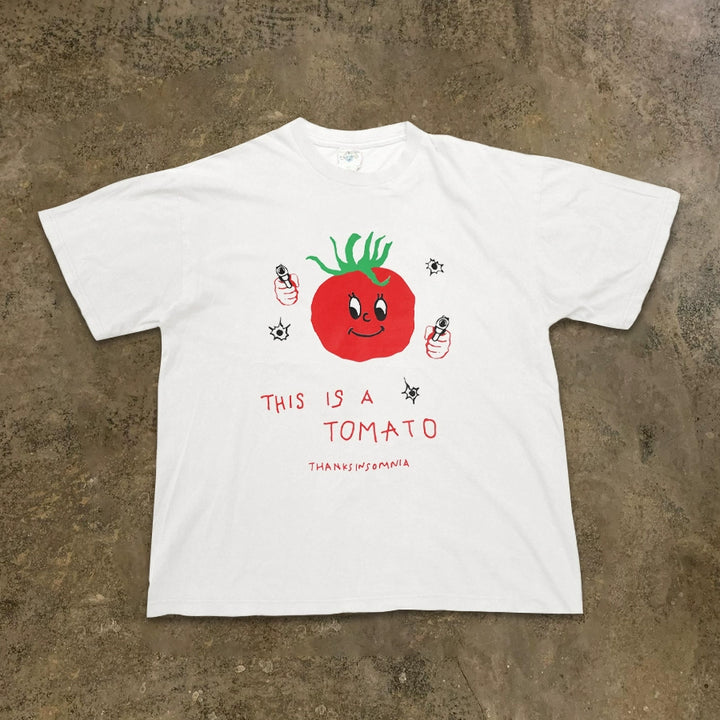 Whimsical Gangster Tomato Graphic Tee