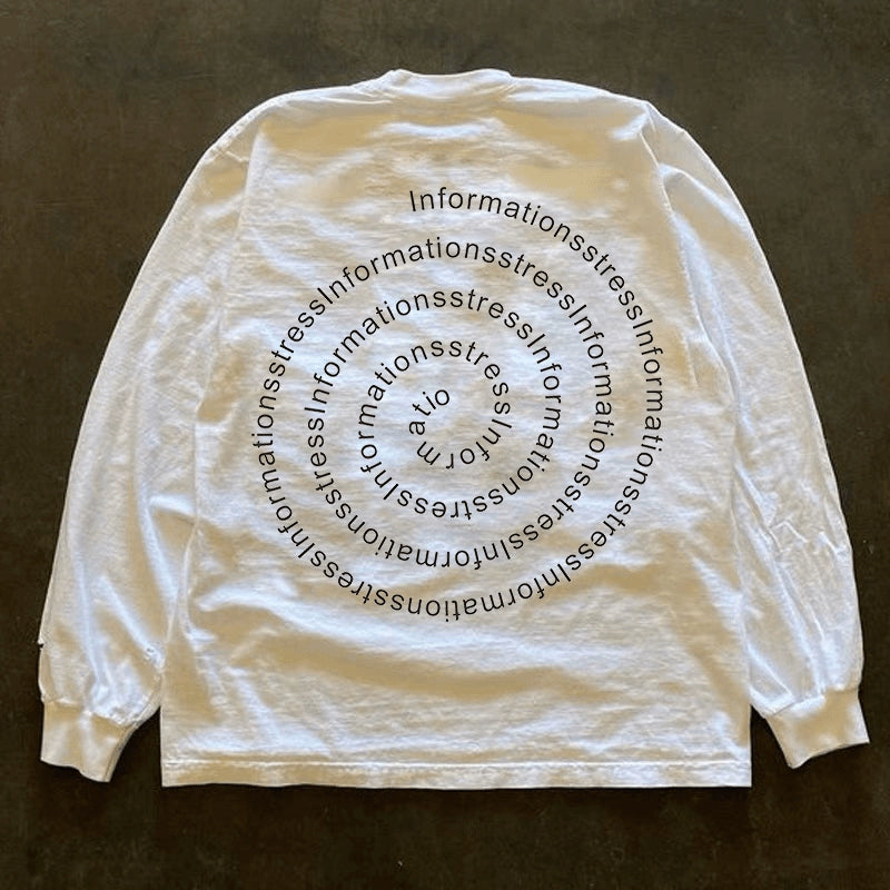 Cotton Long-Sleeved Graphic T-Shirt