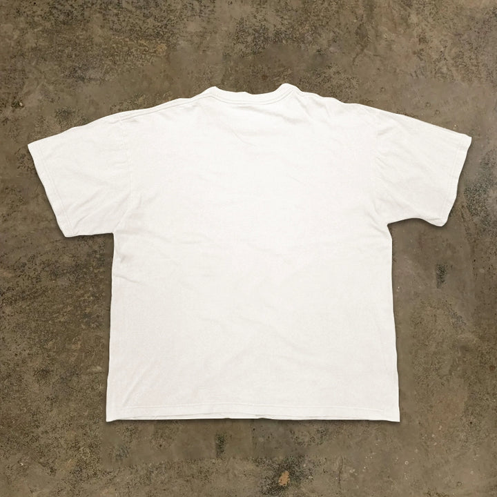 Cotton American-Inspired Simple Print T-Shirt