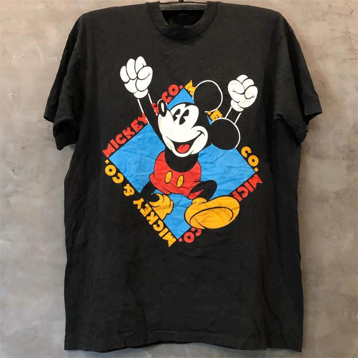 Chic Cartoon Street Art Cotton T-Shirt