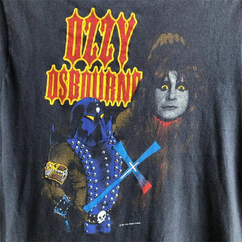 Vintage Ozzy Osbourne Rock T-Shirt - Retro Oz Band Design