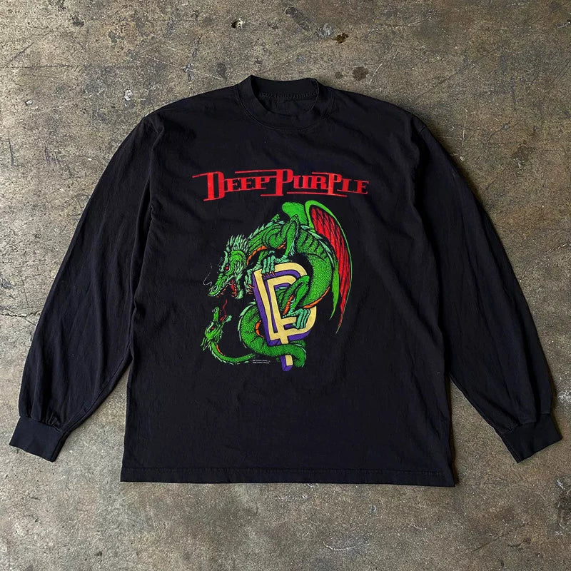 Deep Purple Urban Fusion Long Sleeve Tee