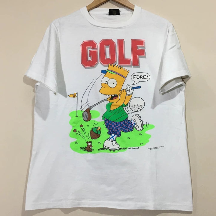 Retro Simpsons Couple Short-Sleeved T-Shirt