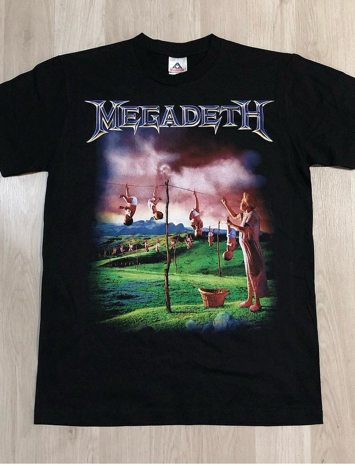 Megadeth-inspired Rock and Metal Graphic T-Shirt