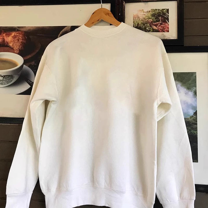 Vintage-Inspired Hong Kong Style Crewneck Sweatshirt