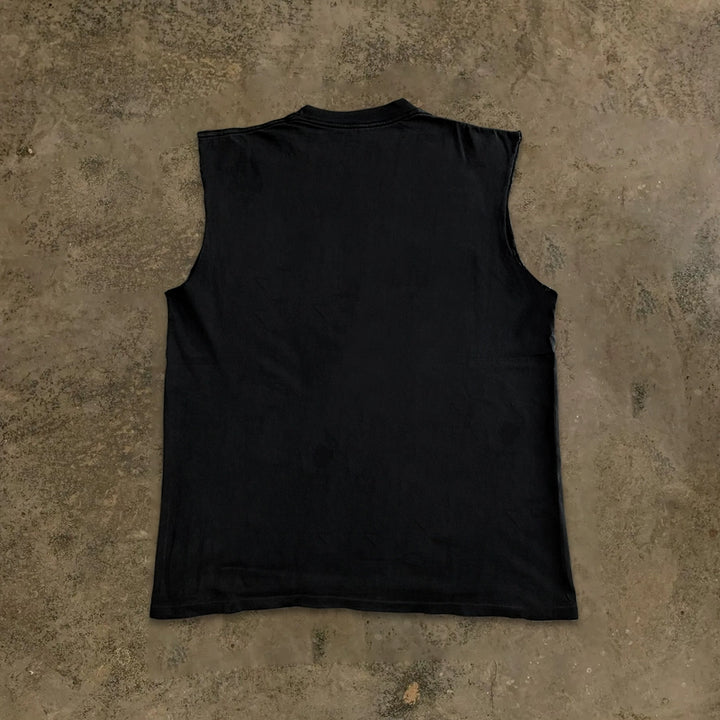Urban Hip-Hop Graphic Sleeveless T-Shirt