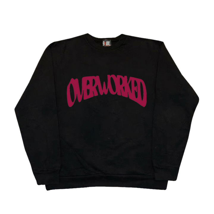 Vintage Hip Hop Letter Crewneck Sweatshirt