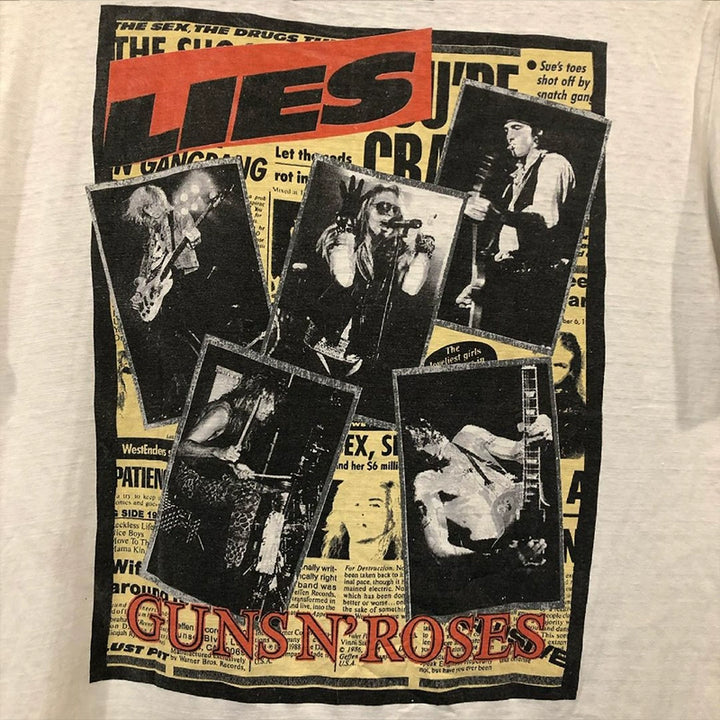 Guns N' Roses Vintage Rock Portrait T-Shirt