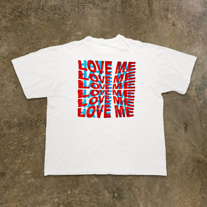 Love Me Creative Letter Print Cotton Tee