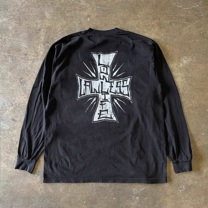 Vintage Vibe Graphic Long Sleeve Tee