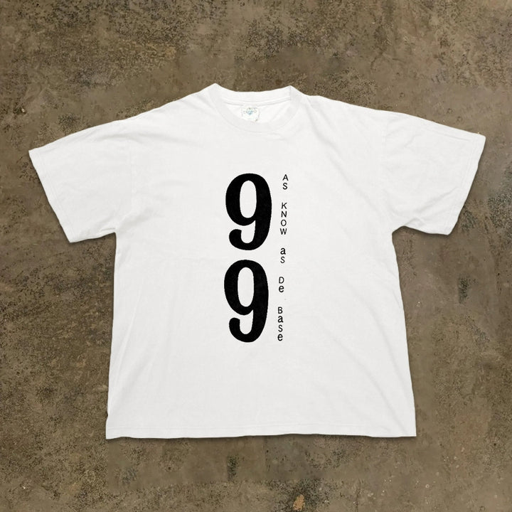 Graphic Cotton Streetwear Tee 99