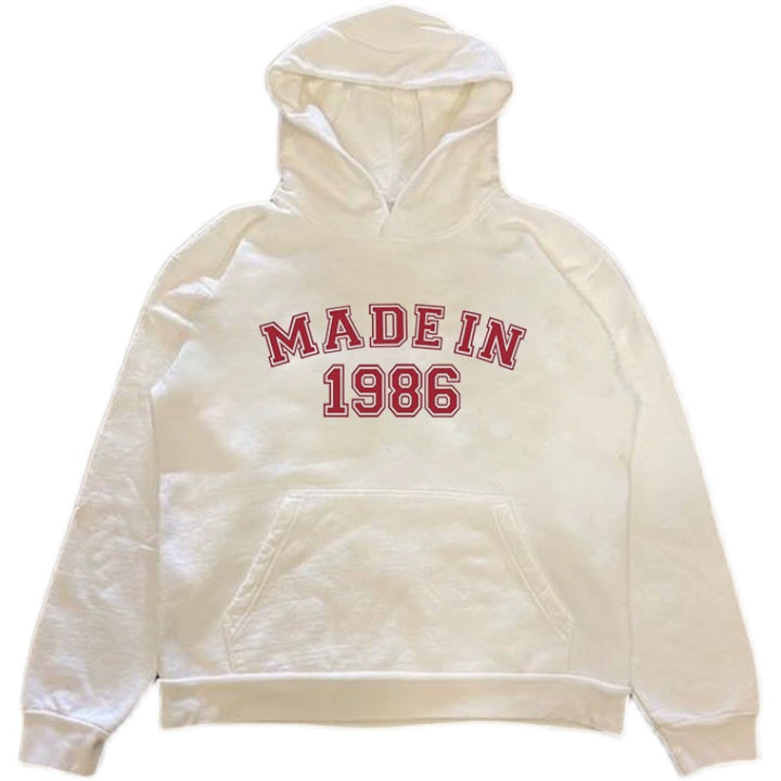 Bold Lettering Graphic Hoodie