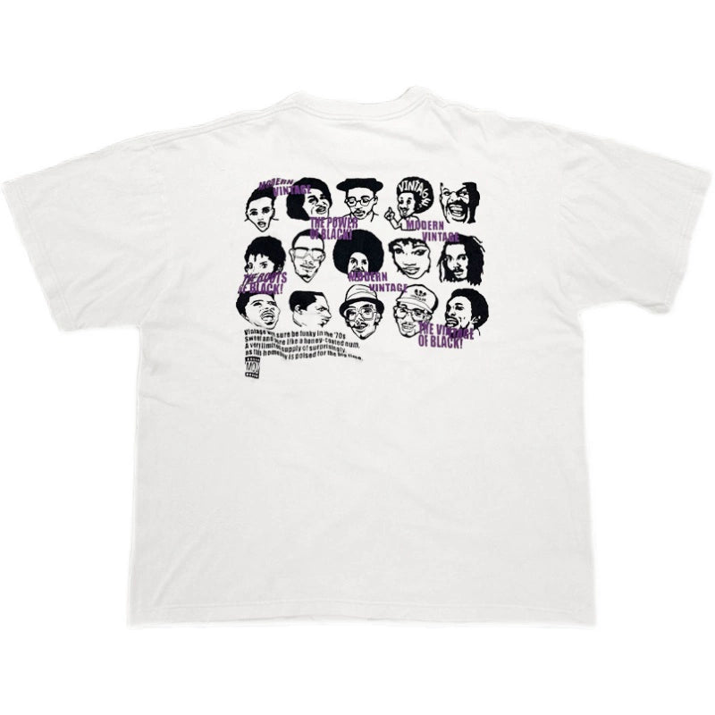 Vintage Hip-Hop Cotton Graphic Tee